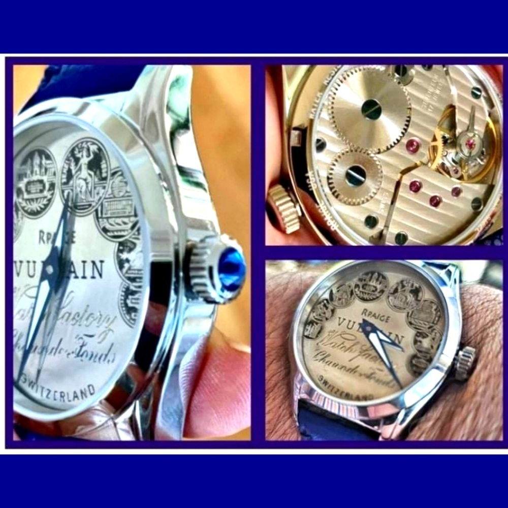 SOLD ON OTHER SITE - R. Paige JukeBox Watch with circa 1901 Sterling Silver